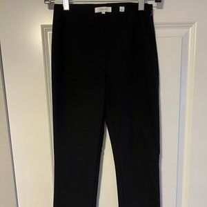 VINCE Stitch Front Seam Ponte Legging - Black -Size XS